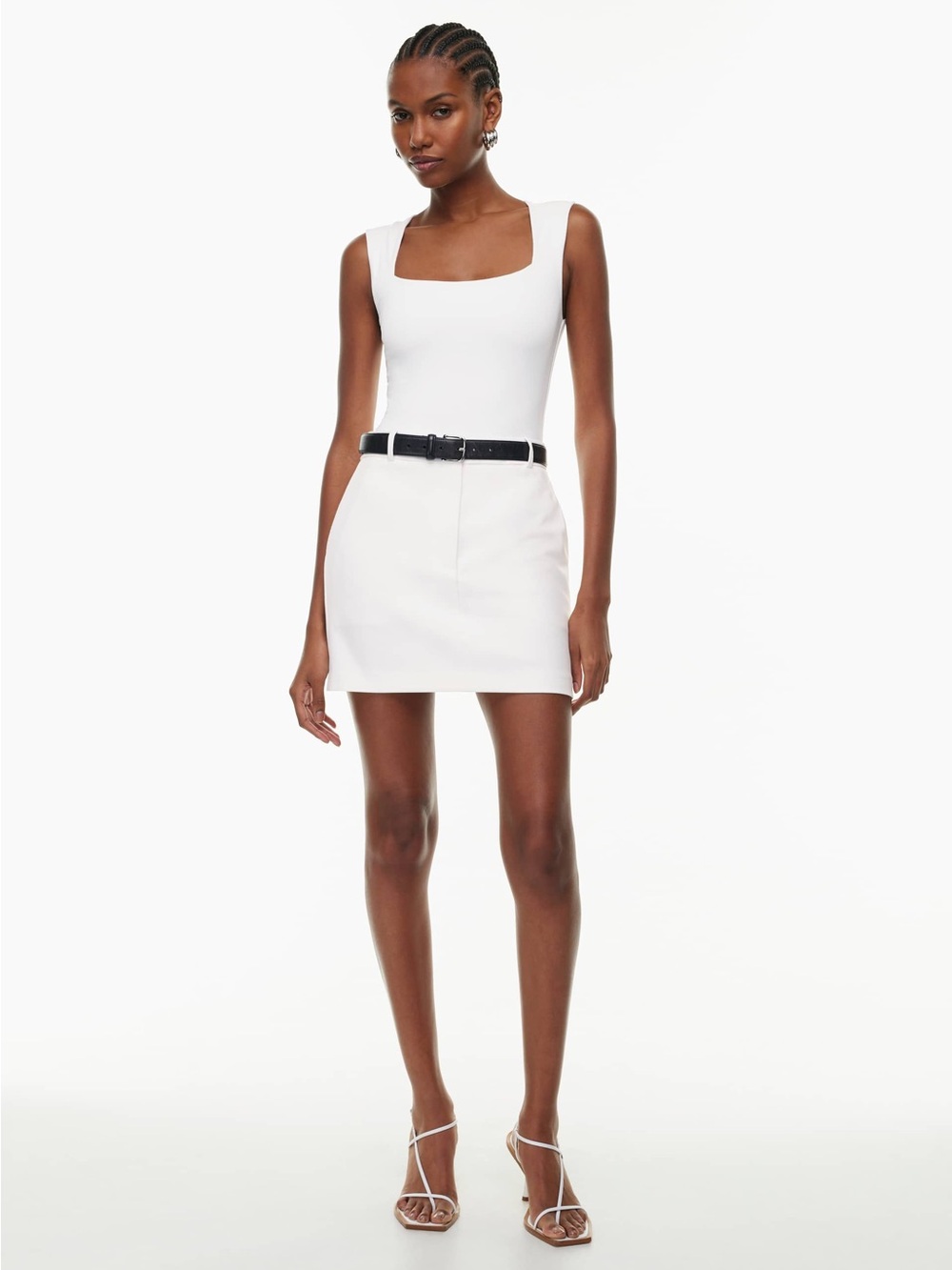 NWOT Aritzia White Original Contour Esteem Bodysuit Size L - Picture 3 of 8